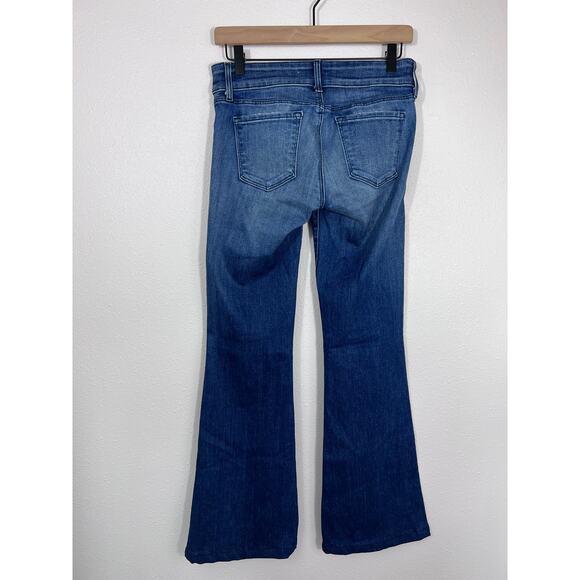 J Brand Love Story Mystic Flare Jeans Women’s Size 26 Distressed Blue - Picture 5 of 8